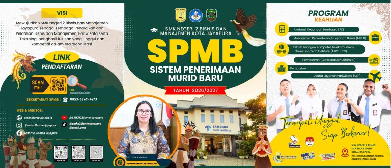 Kabar Gembira! Pendaftaran SPMB SMK Negeri 2 Jayapura Diperpanjang